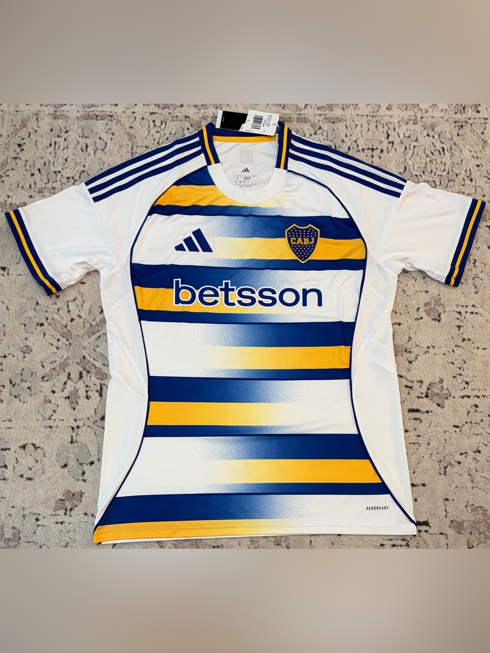 Adidas Official Boca Juniors 2025/2026 Argentina Jersey JJ4294 CABJ Men’s Sz: L
